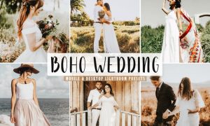 Boho Wedding Mobile & Desktop Lightroom Presets