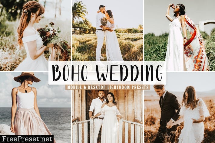 Boho Wedding Mobile & Desktop Lightroom Presets