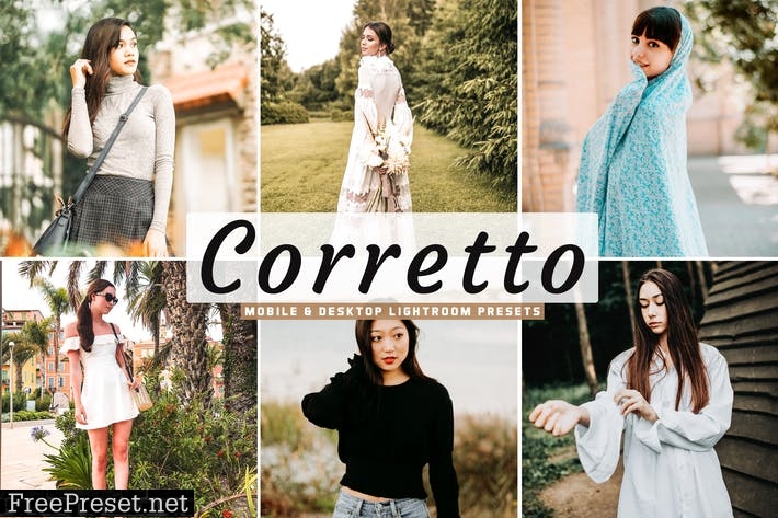 Corretto Mobile & Desktop Lightroom Presets