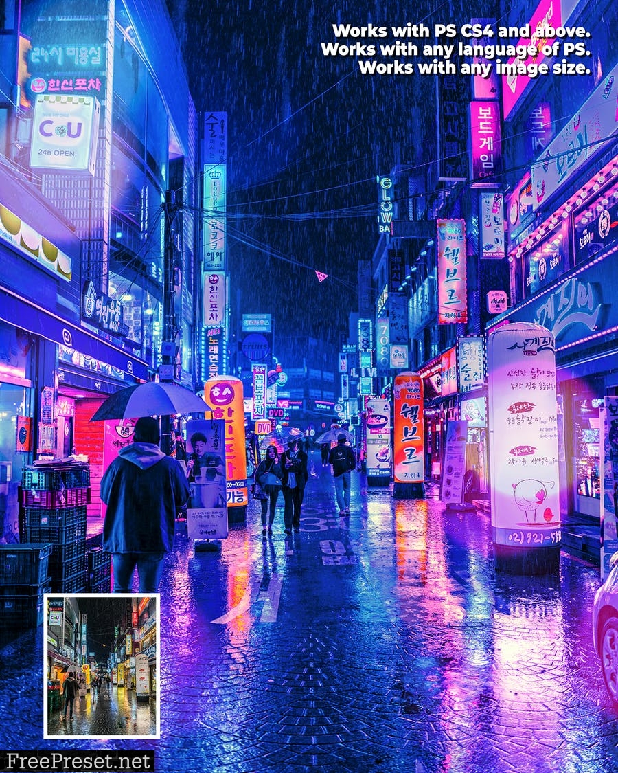 Cyberpunk Photoshop Action 2EVV4A6