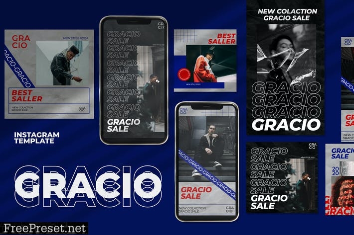 Gracio - Instagram Post and Stories 294DTAB