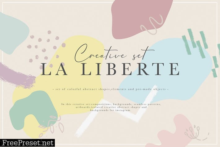 La Liberte Abstract Creative Set TJ3H4MU