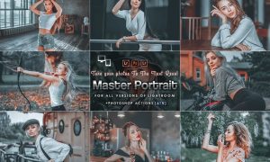 Master Portrait Actions Presets (Mobile & Desktop) DKFFGTV