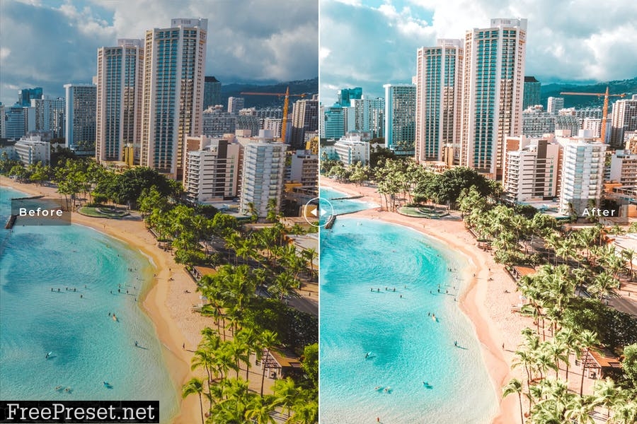 Oahu Travel Mobile & Desktop Lightroom Presets