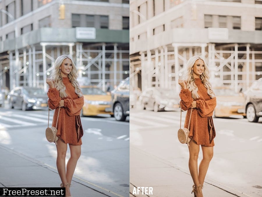 Orange Instagram Blogger Presets