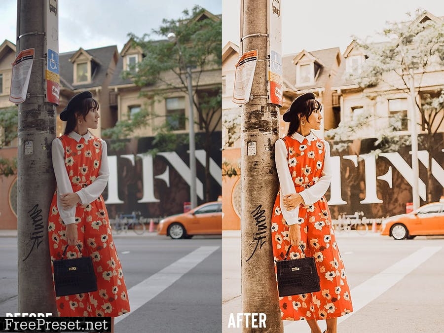 Orange Instagram Blogger Presets