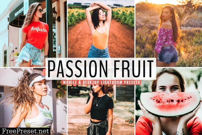 Passion Fruit Mobile & Desktop Lightroom Presets