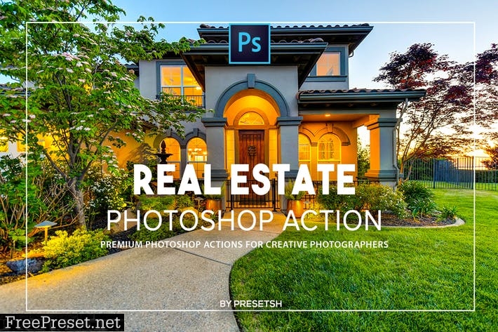 Real estate Photoshop Actions ECWJK87
