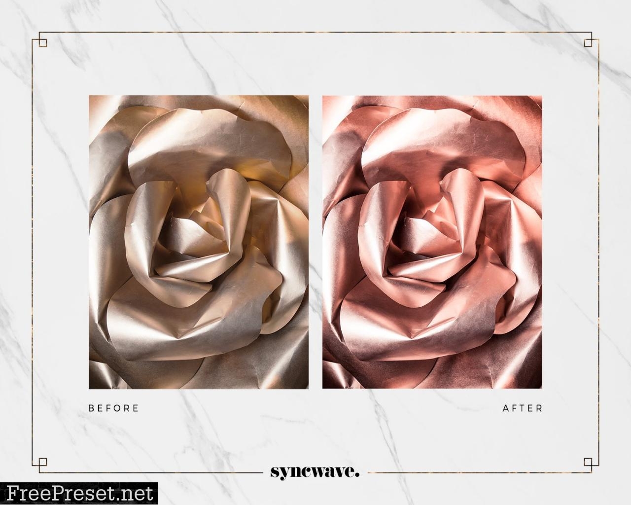 Rose Gold Lightroom Presets Bundle 5251326