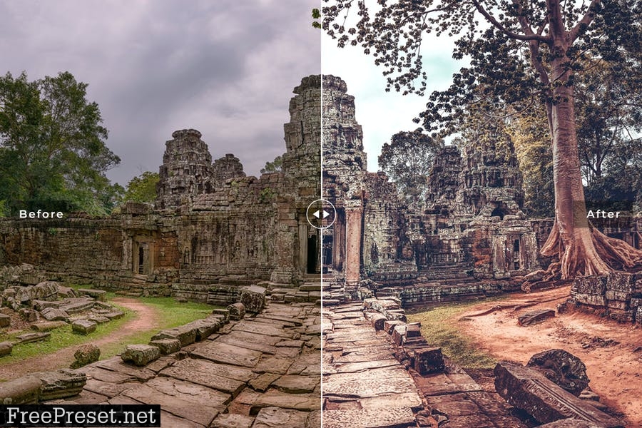 Siem Reap Mobile & Desktop Lightroom Presets