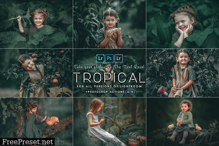 Tropical ( Photoshop Actions and presets ) 28MYUZE