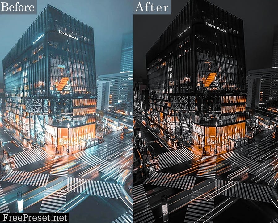 Urban Black AND Orange Presets