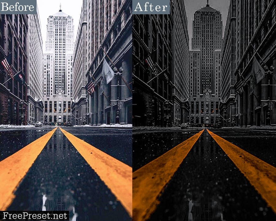 Urban Black AND Orange Presets