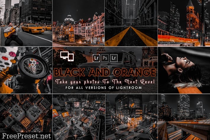 Urban Black AND Orange Presets