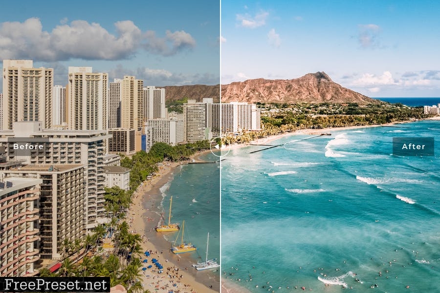 Waikiki Mobile & Desktop Lightroom Presets