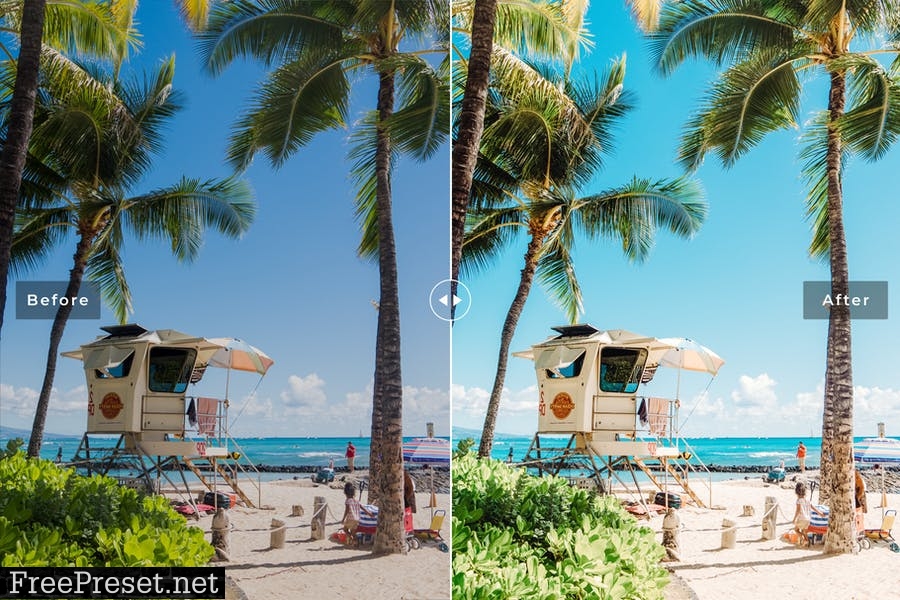 Waikiki Mobile & Desktop Lightroom Presets