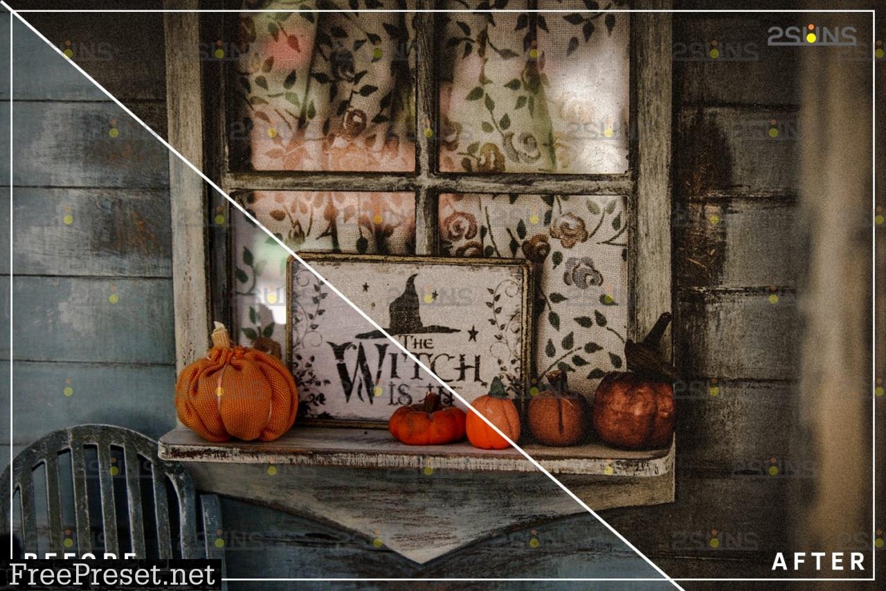 10 Halloween presets & Horror Lightroom presets