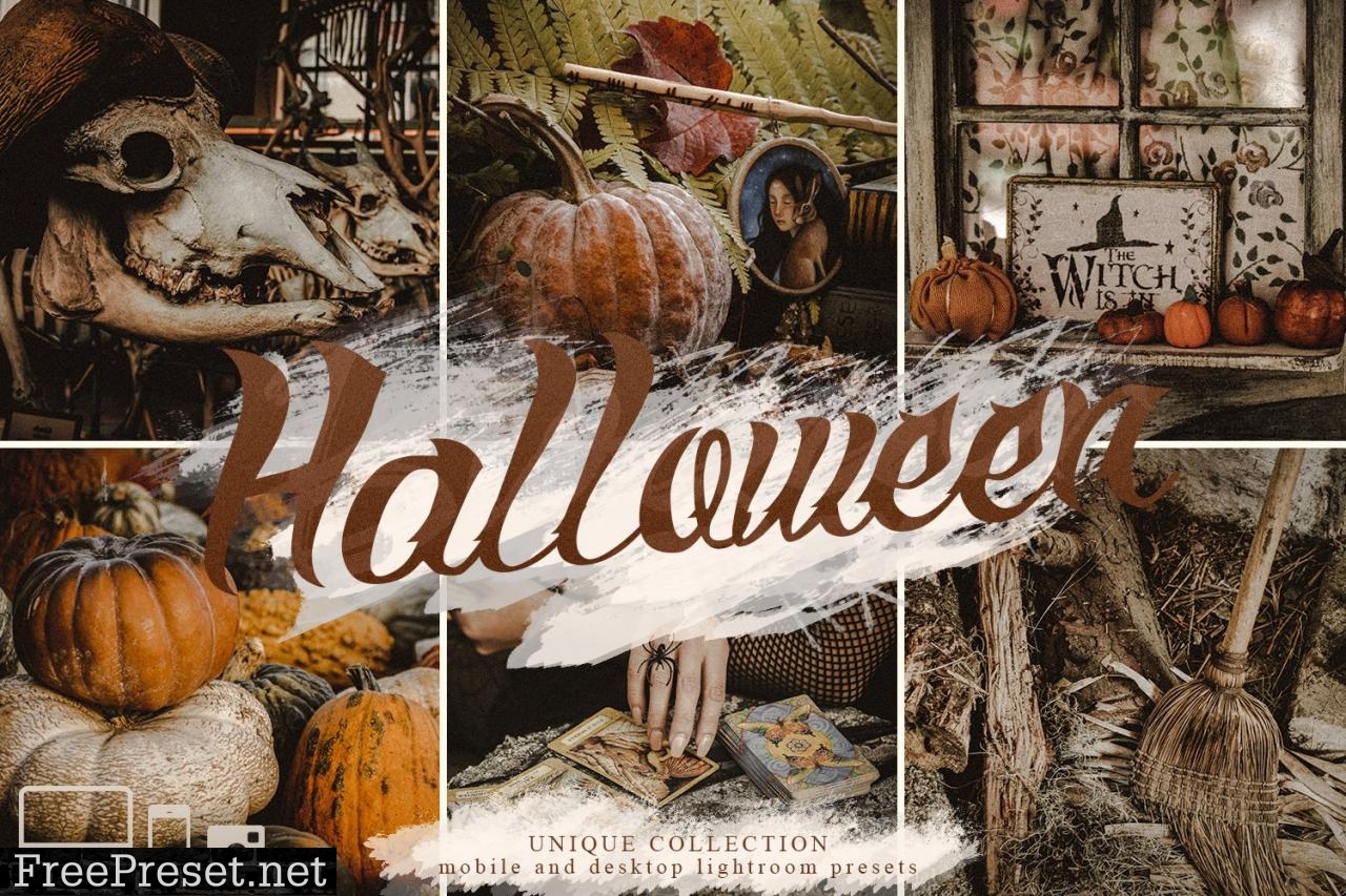 10 Halloween presets & Horror Lightroom presets
