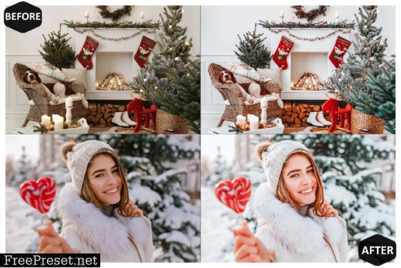 10 Xmas 2021 Photoshop Action ACR Preset 5938587