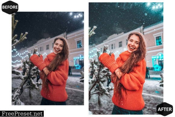 10 Xmas 2021 Photoshop Action ACR Preset 5938587