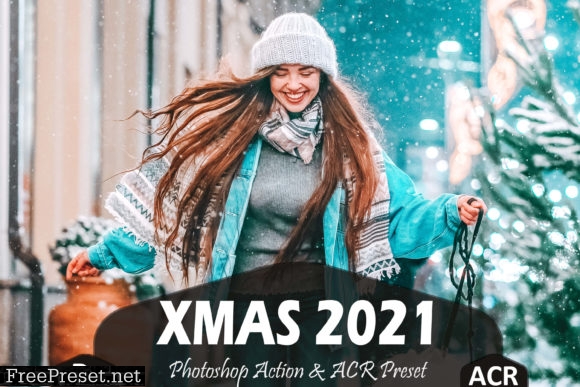 10 Xmas 2021 Photoshop Action ACR Preset 5938587