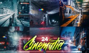 24 Cinematic PRO Lightroom Effects