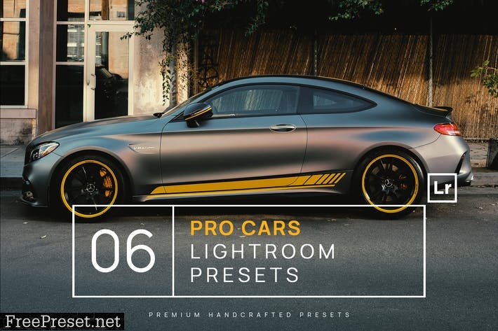 6 Pro Cars Lightroom Presets + Mobile