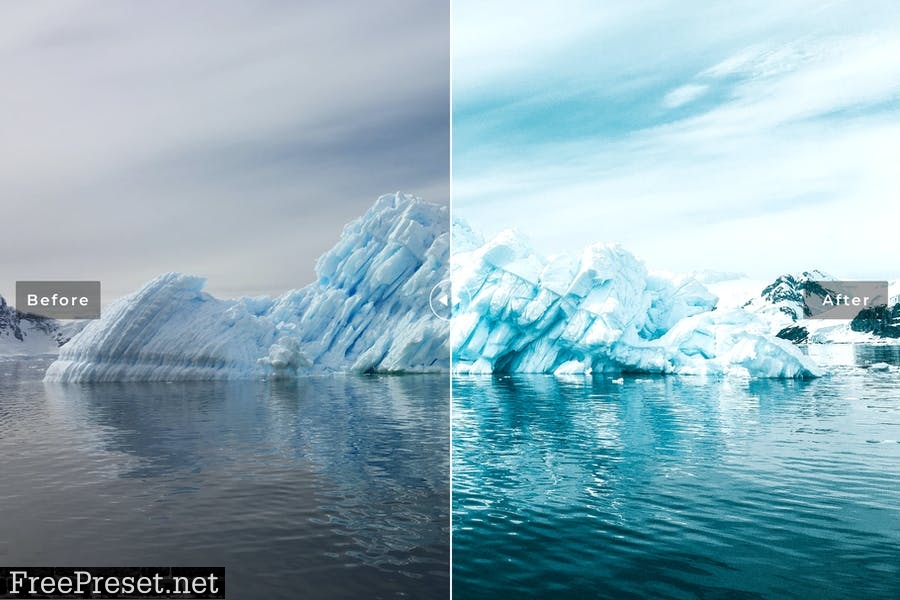 Antarctica Mobile & Desktop Lightroom Presets