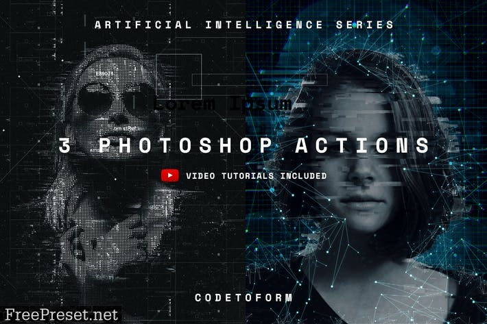 artificial intelligence photoshop action free download