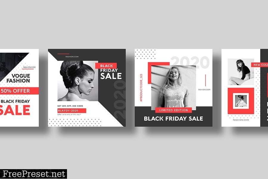 Black Friday Sale Instagram Kit C6QLXPB