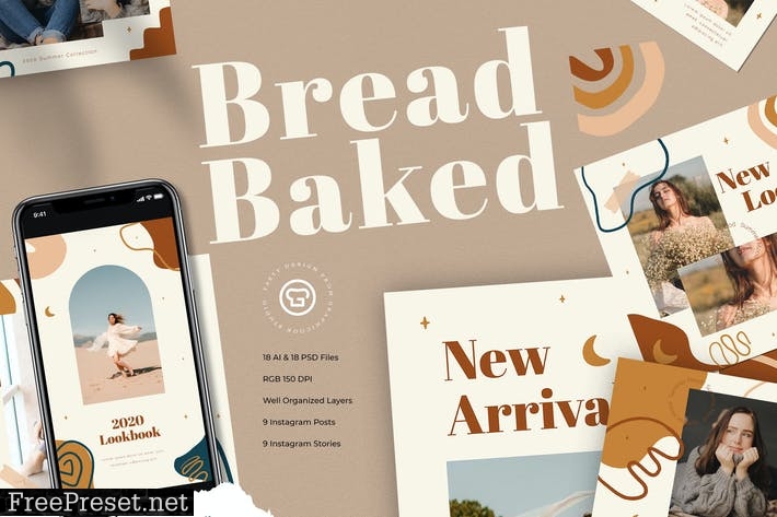 Bread Baked Instagram Pack XX82GVF