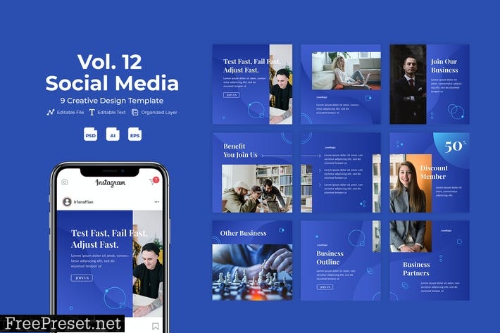Businesy - Social Media Template Vol. 12 W7LELM9
