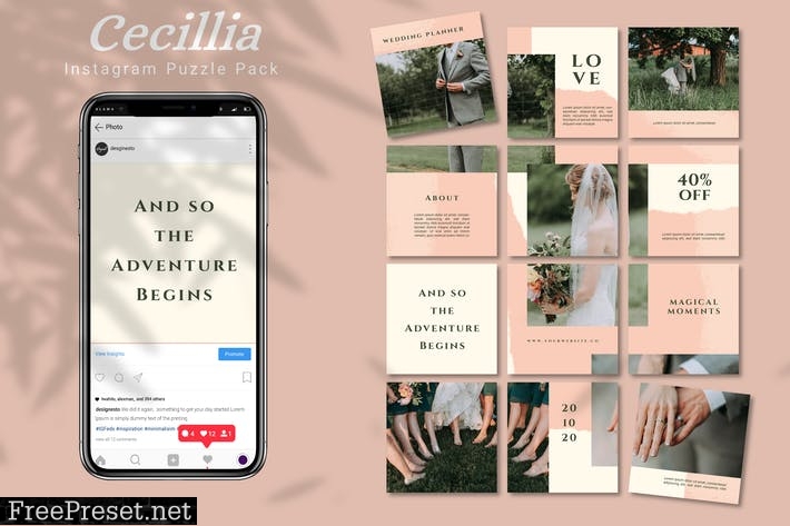 Cecillia - Instagram Puzzle Pack BJ299HB