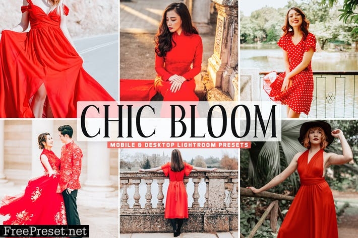 Chic Bloom Mobile & Desktop Lightroom Presets