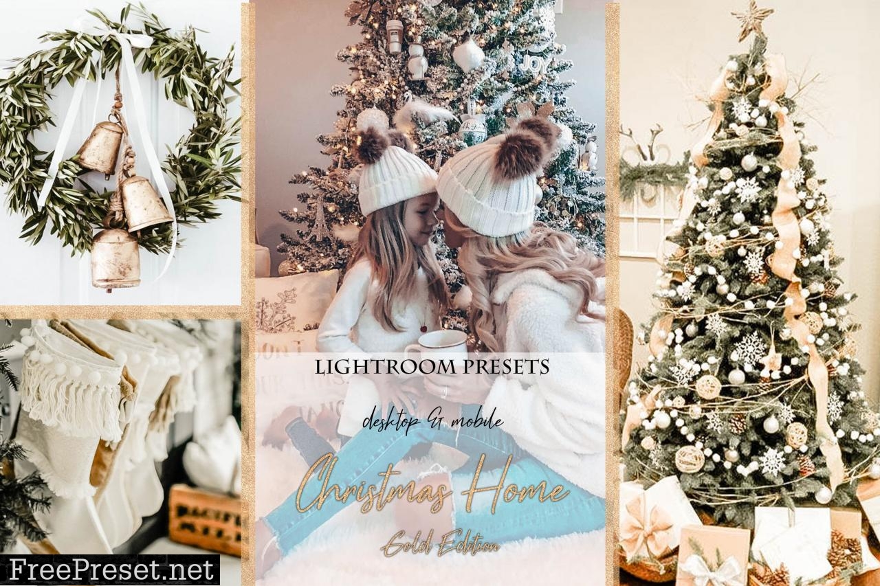 Christmas Home Gold Edition Lightroom Presets