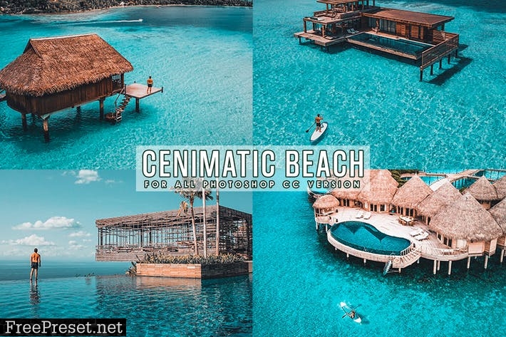 Cinematic Beach Photoshop Actions XEVBUL6