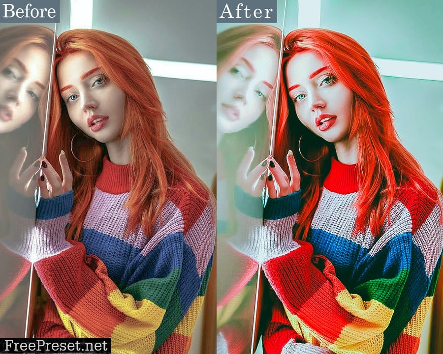 Cinematic Neon Portrait Photoshop Actions ECNNK6Q