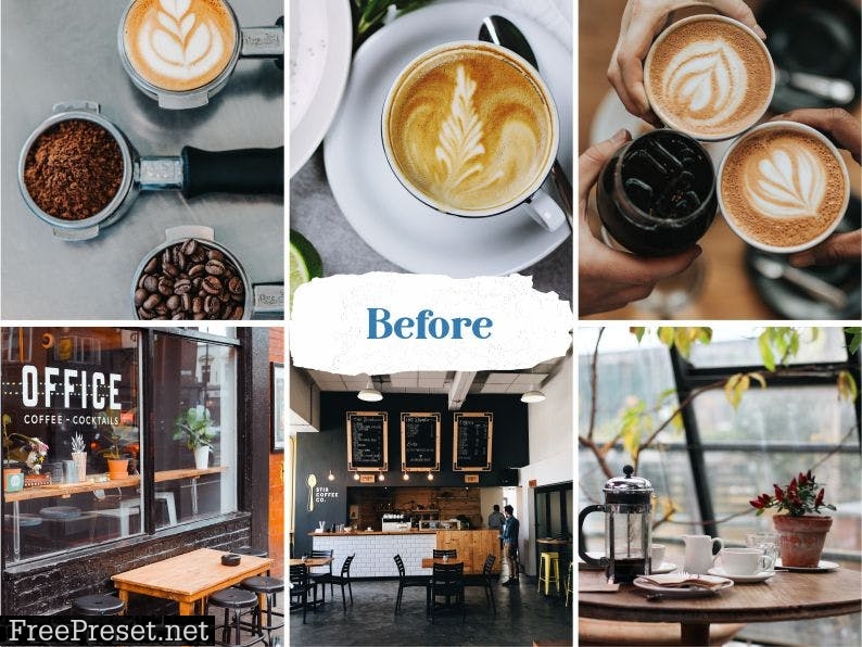 Coffee Shop Lightroom Presets