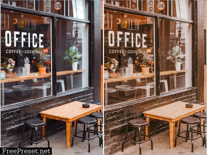 Coffee Shop Lightroom Presets