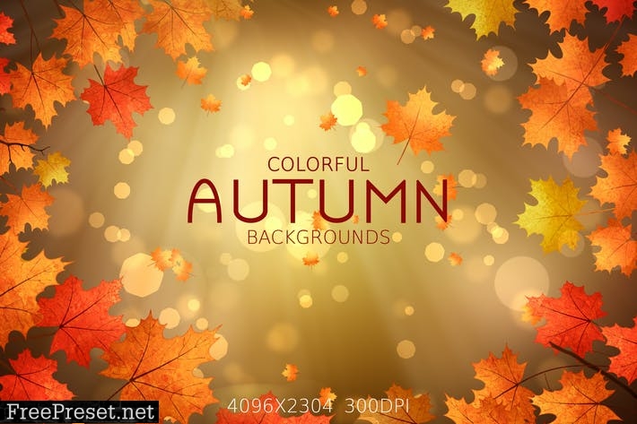 Colorful Autumn Backgrounds 7SFMSBZ