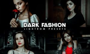 Dark - Black Portrait Lightroom Presets