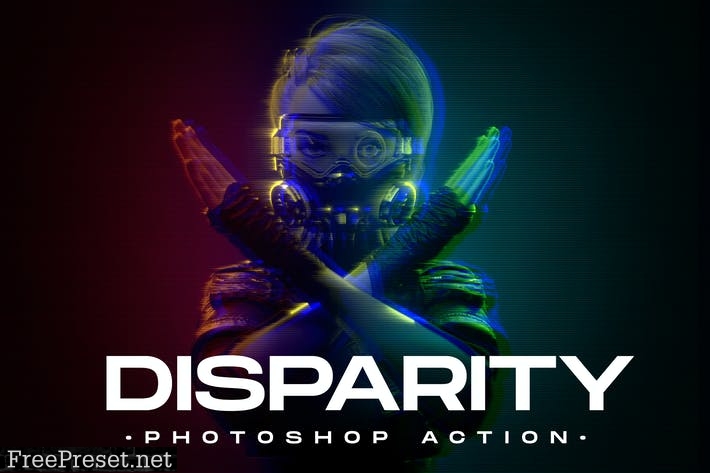 Disparity Photoshop Action Z7NC8YG