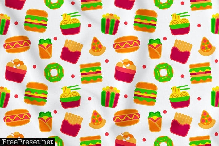 Fastfood Seamless Pattern Vol. 1 HVAU55L