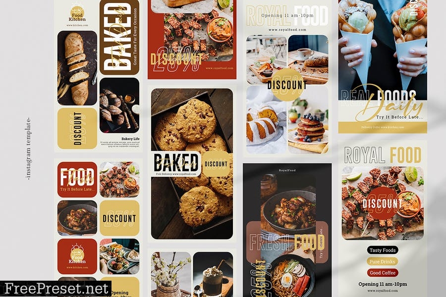 Food Instagram Stories Template VLTTRS9