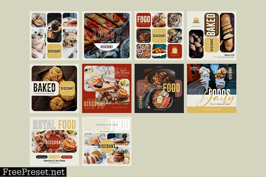Food Instagram Stories Template VLTTRS9