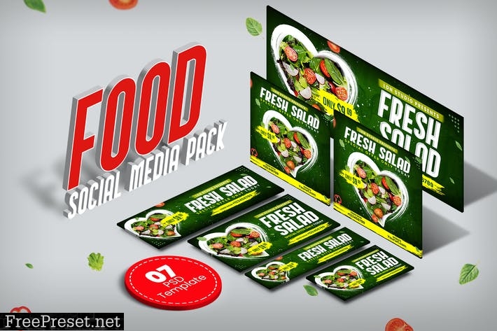 Food social media pack GF2X875