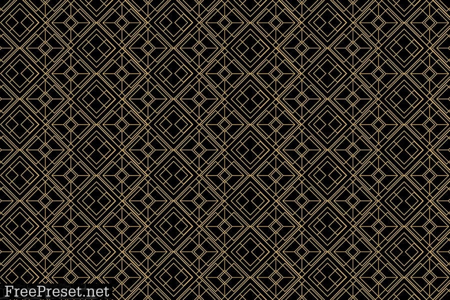 Gold Geometric Vector Backgrounds XLGX2N6