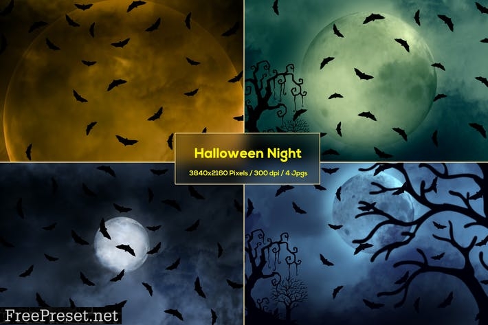 Halloween Night Backgrounds 5Q8EVB7