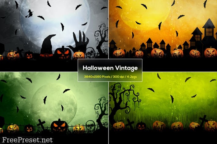 Halloween Vintage Backgrounds 7JKY4KL