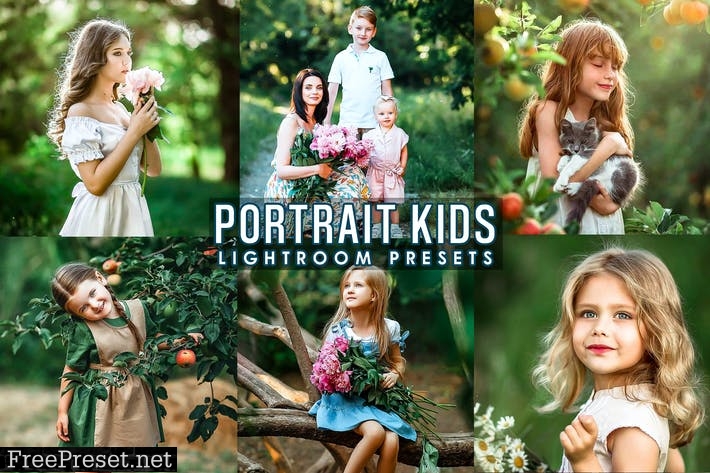 HDR Portrait Kids Presets Mobile and Desktop